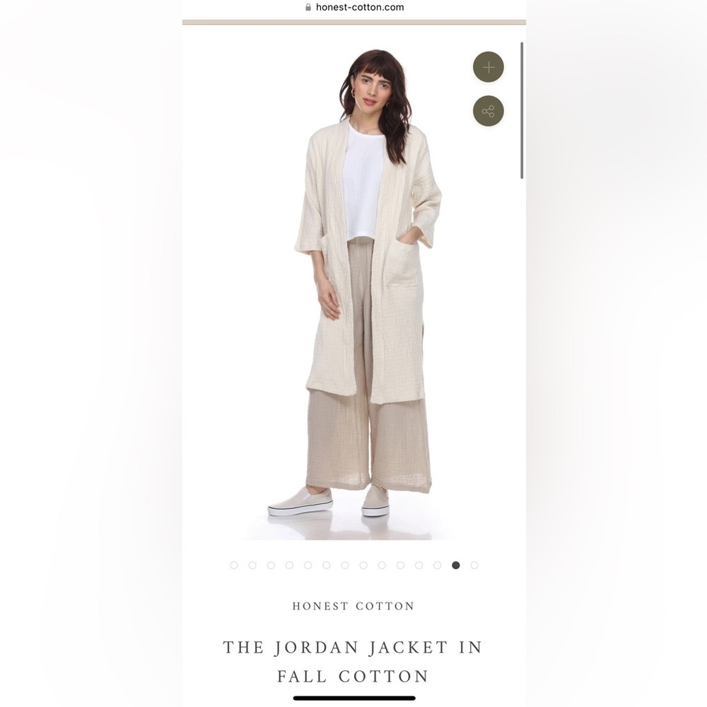 Honest Cotton Jordan Jacket, L-XL